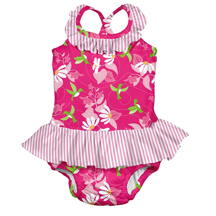 Swimsuit with Built-in Reusable Absorbent Swim Diaper 18 months – ECHO ...